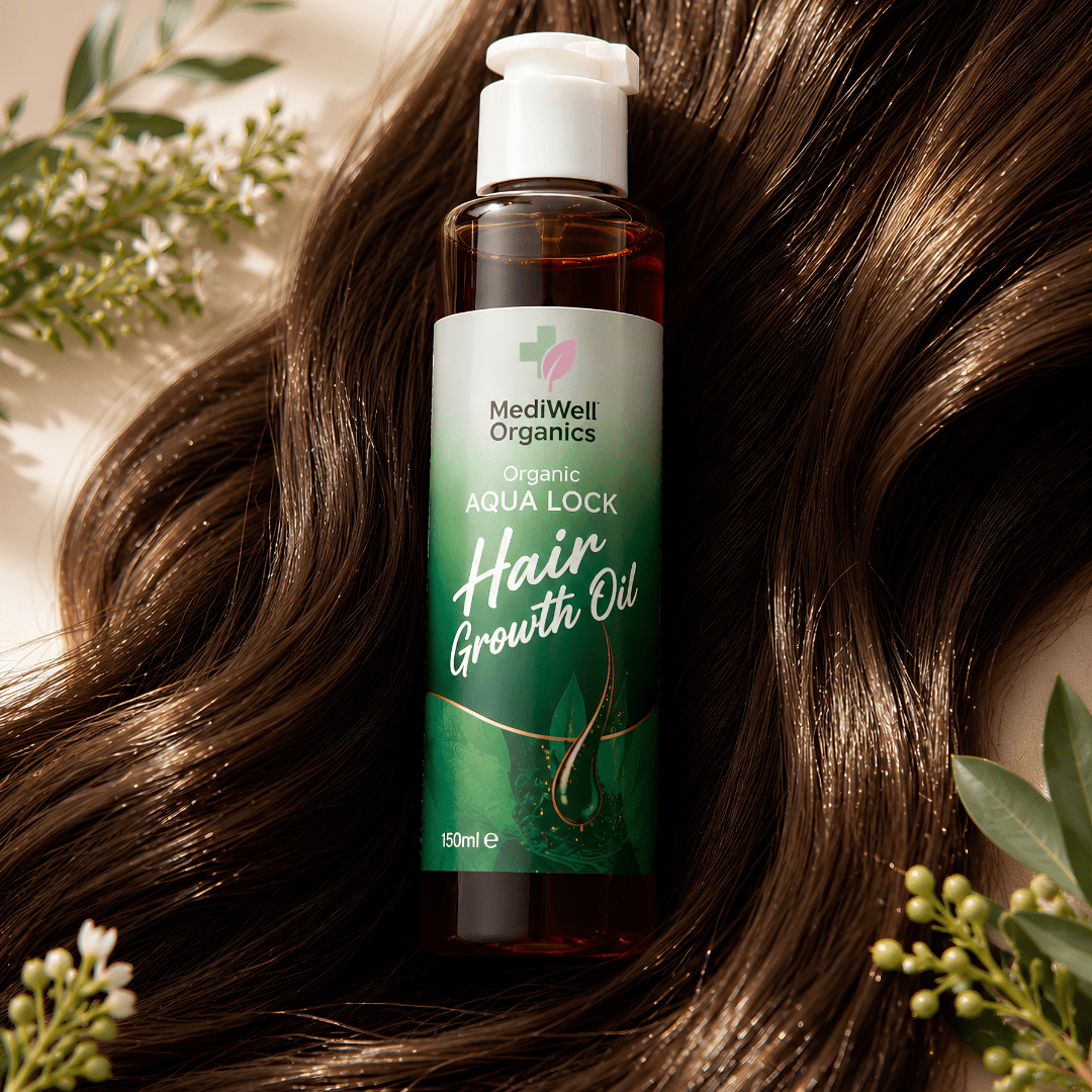 Mediwell AquaLock Hair Growth Oil - Mediwell Organics