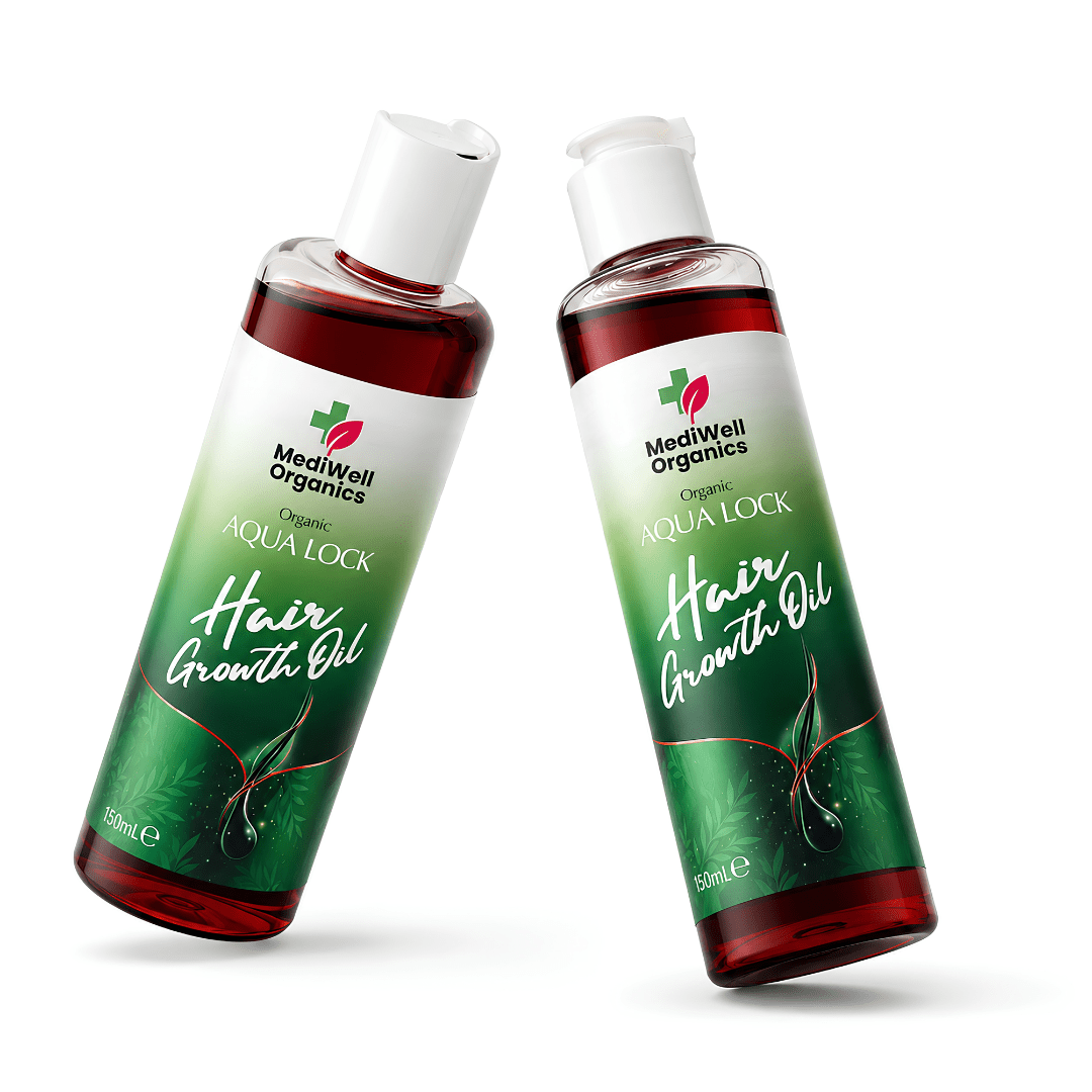 Mediwell AquaLock Hair Growth Oil - Mediwell Organics